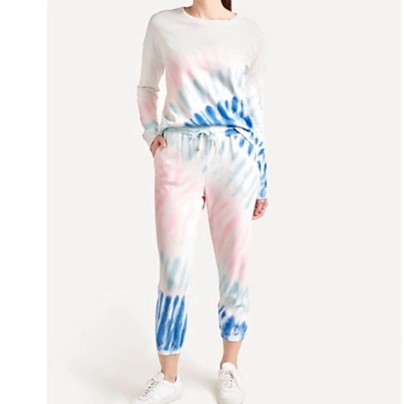 SPLENDID
SET SUNRISE TIE DYE SWEATER & JOGGER M - Picture 1 of 12